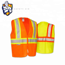 Logo Body Hi Vis Warmer Blauer Safety Vest Safety Wear Mesh Fabric